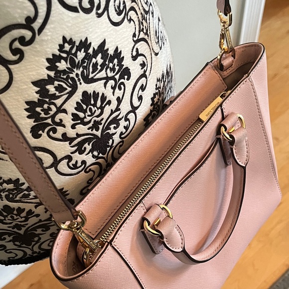 Micheal Kors Pink Studded Handbag - Picture 4 of 7